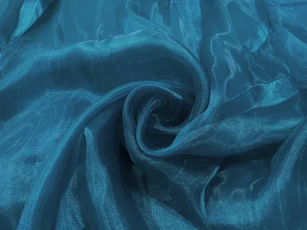 Peacock_Blue_Plain_Organza_Fabric_(Price_Per_Meter)