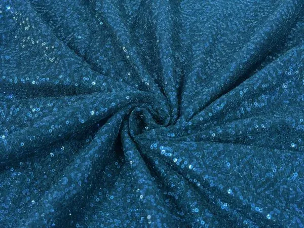 Peacock_Blue_Sequins_Embroidery_Work_Net_Fabric_(Price_Per_Meter)