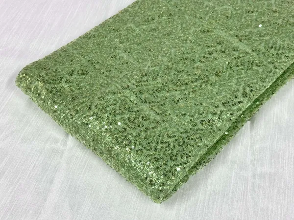 Pista_Green_Sequins_Embroidery_Work_Net_Fabric_(Price_Per_Meter)