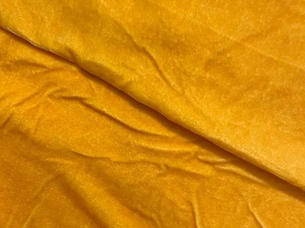 Yellow_Plain_Viscose_Micro_Velvet_Fabric_(Price_Per_Meter)