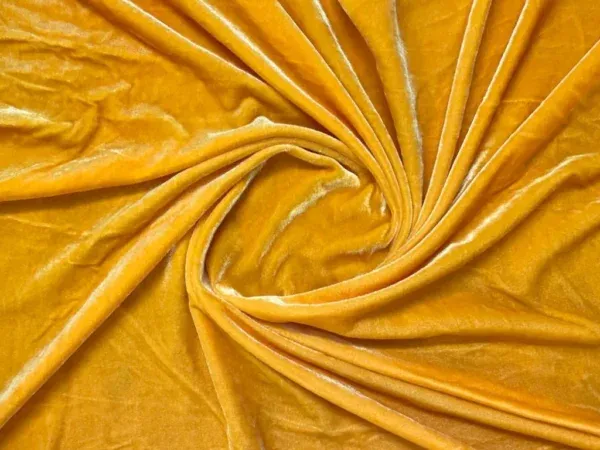 Yellow_Plain_Viscose_Micro_Velvet_Fabric_(Price_Per_Meter)