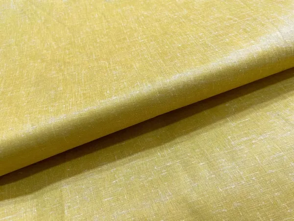 Ginger_Yellow_Plain_Cotton_Linen_Fabric_(Price_Per_Meter)