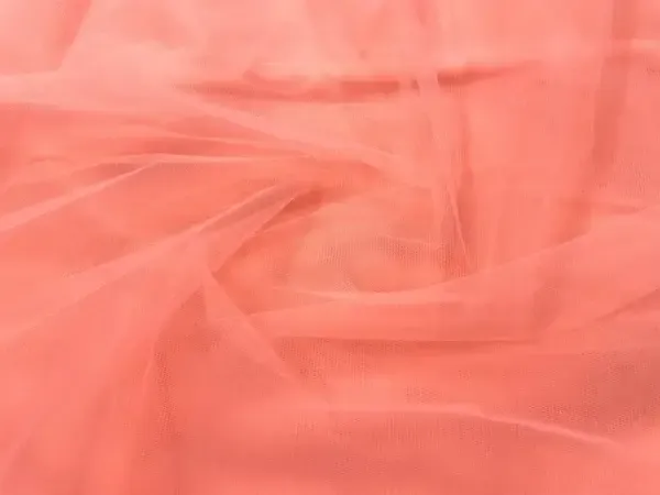 Peach_Orange_Plain_Soft_Net_Fabric_(Price_Per_Meter)