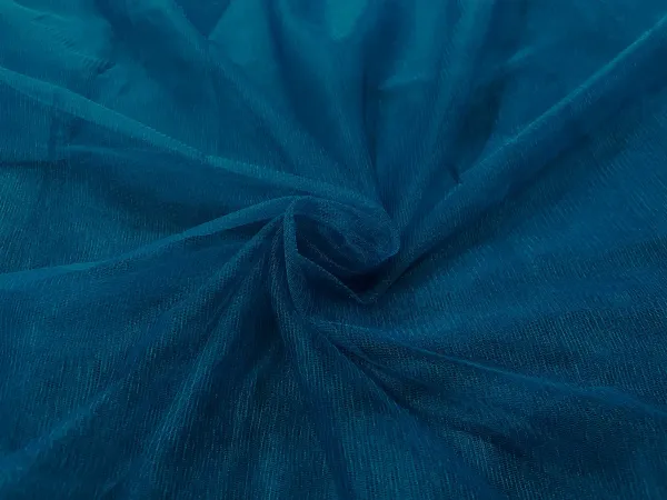 Peacock_Blue_Plain_Soft_Net_Fabric_(Price_Per_Meter)