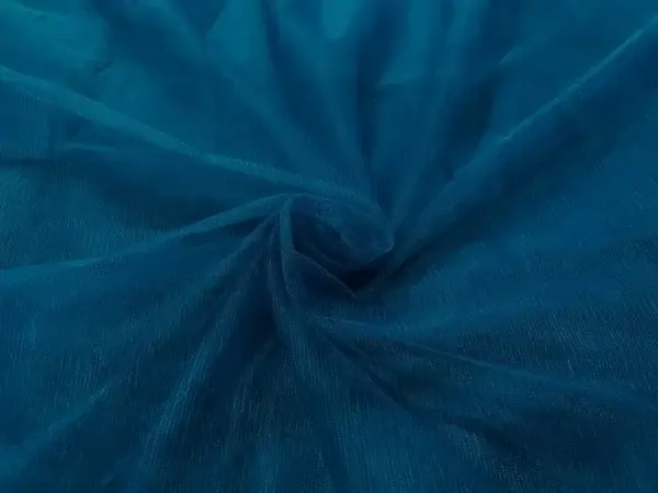 Peacock_Blue_Plain_Soft_Net_Fabric_(Price_Per_Meter)