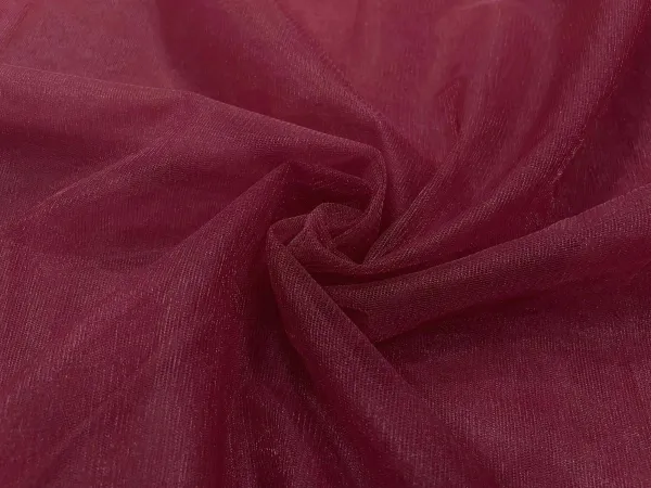 Maroon_Plain_Soft_Net_Fabric_(Price_Per_Meter)