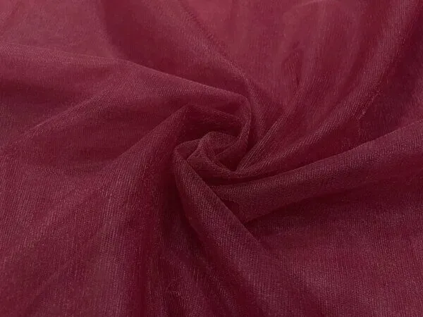 Maroon_Plain_Soft_Net_Fabric_(Price_Per_Meter)