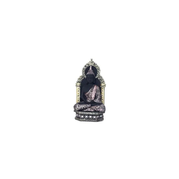 Orange_And_White_Ceramic_Glossy_Religious_Buddha_Statue_For_Home_Decor