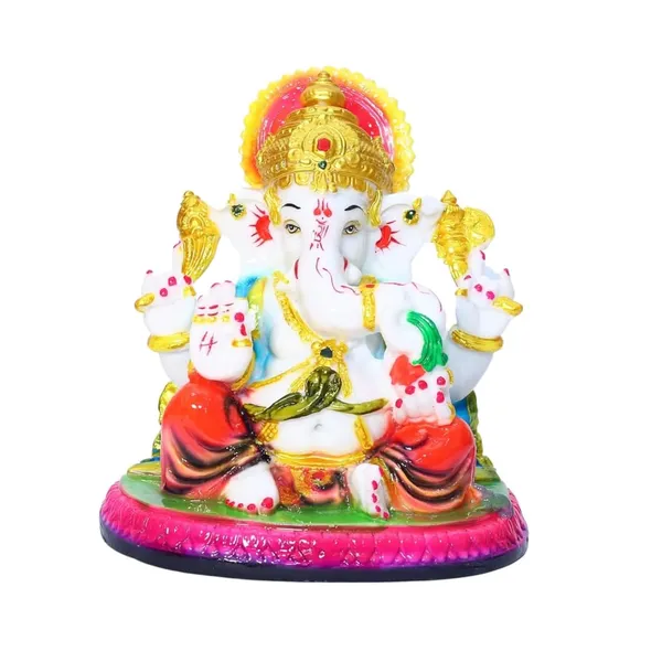 Resin_Glossy_Religious_Ganesha_Statue_For_Home_Decor