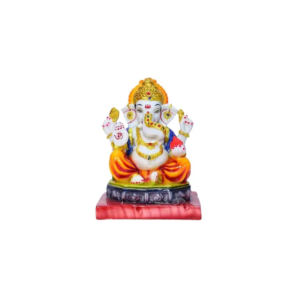 Resin_Glossy_Religious_Ganesha_Statue_For_Home_Decor