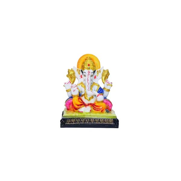 Resin_Glossy_Religious_Ganesha_Statue_For_Home_Decor