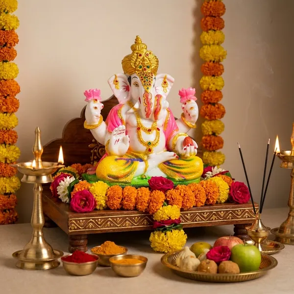 Resin_Glossy_Religious_Ganesha_Statue_For_Home_Decor