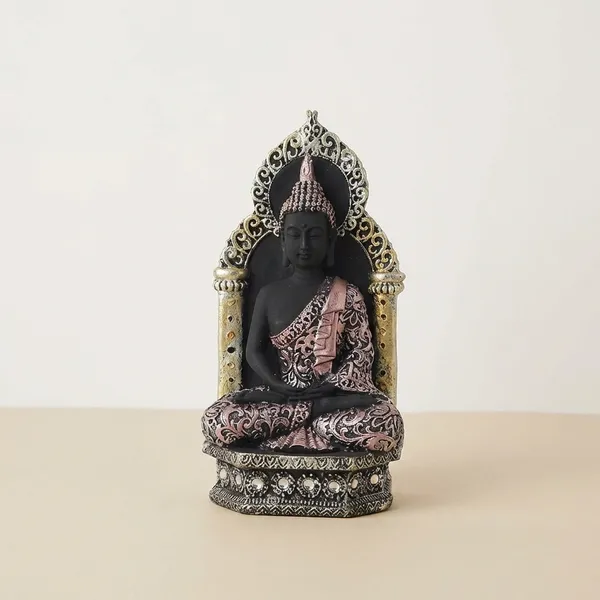 Orange_And_White_Ceramic_Glossy_Religious_Buddha_Statue_For_Home_Decor