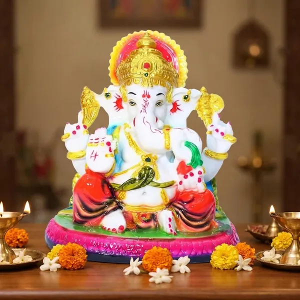 Resin_Glossy_Religious_Ganesha_Statue_For_Home_Decor