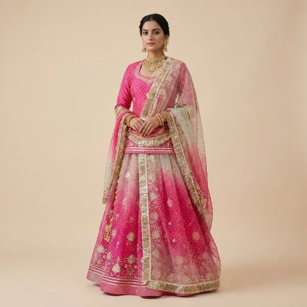Pink_Embroidered_Lehenga_Choli_Set_with_Dupatta