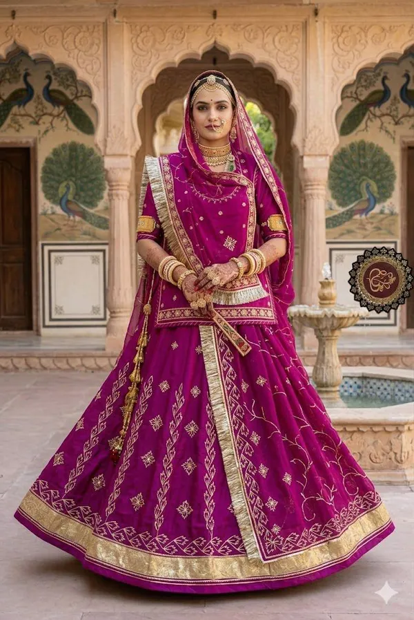 Purple_Embroidered_Silk_Lehenga_Choli_Set_with_Dupatta__Traditional_Indian_Ethnic_Bridal_Wear