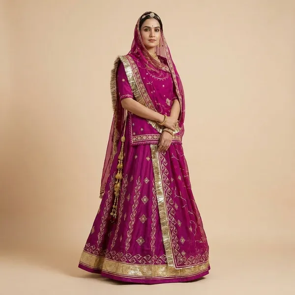 Purple_Embroidered_Silk_Lehenga_Choli_Set_with_Dupatta__Traditional_Indian_Ethnic_Bridal_Wear