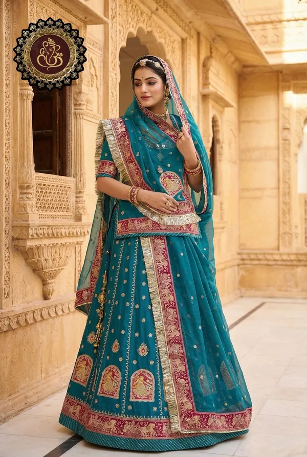Turquoise_Blue_Bridal_Lehenga_Choli_with_Intricate_Embroidery_and_Sequin_Work