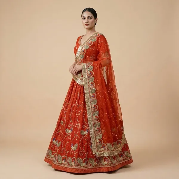 Traditional_Red_Bridal_Lehenga_Choli_with_Heavy_Embroidery_and_Dupatta