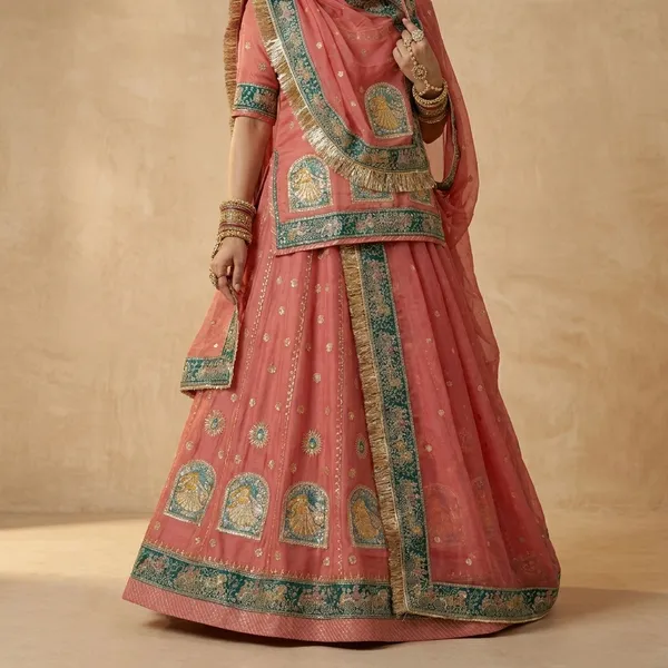 Pink_Embellished_Lehenga_Choli_Set_with_Dupatta__Traditional_Indian_Ethnic_Wear