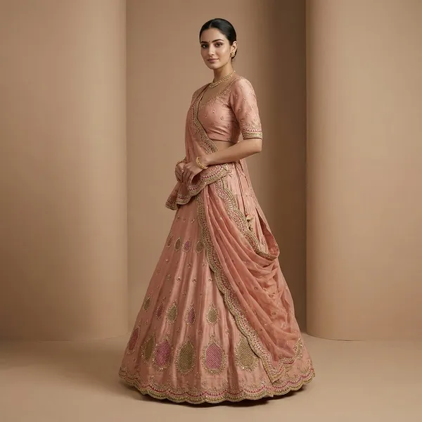Embroidered_Bridal_Lehenga_Choli_Set_with_Dupatta__Traditional_Indian_Ethnic_Wear