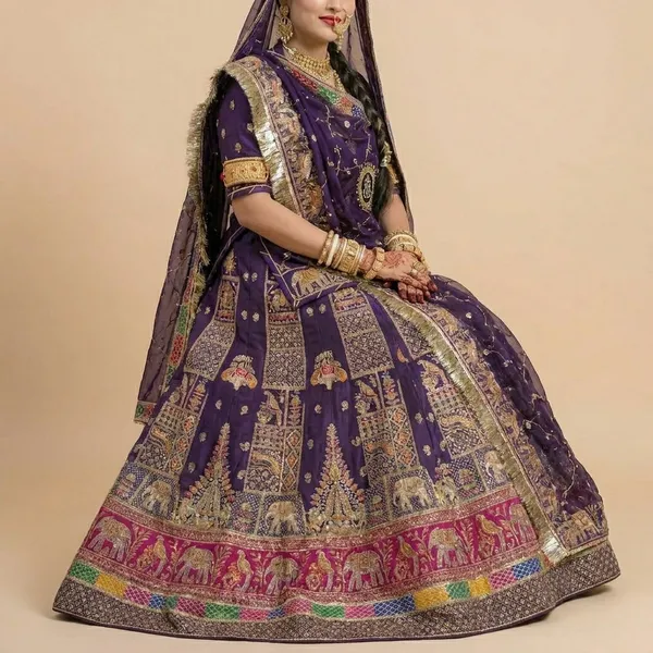 Purple_Embroidered_Bridal_Lehenga_Choli_Set_with_Dupatta