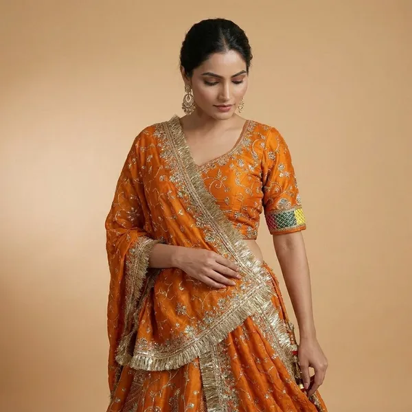 Orange_Embroidered_Bridal_Lehenga_Choli_with_Dupatta