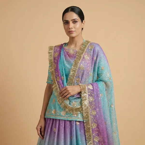 Blue_and_Purple_Ombre_Lehenga_Choli_with_Dupatta__Traditional_Indian_Ethnic_Wear