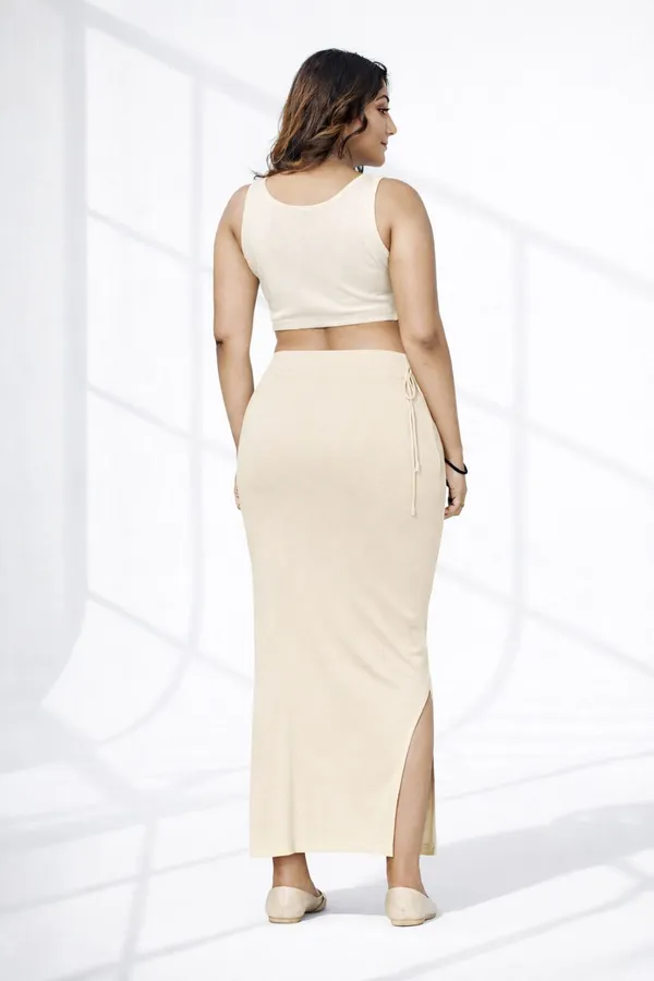 Premium_Women_Cotton_Straight_Cut_Beige_Saree_Petticoat_Shapewear_Stretchable_Cotton_Blend_Petticoat