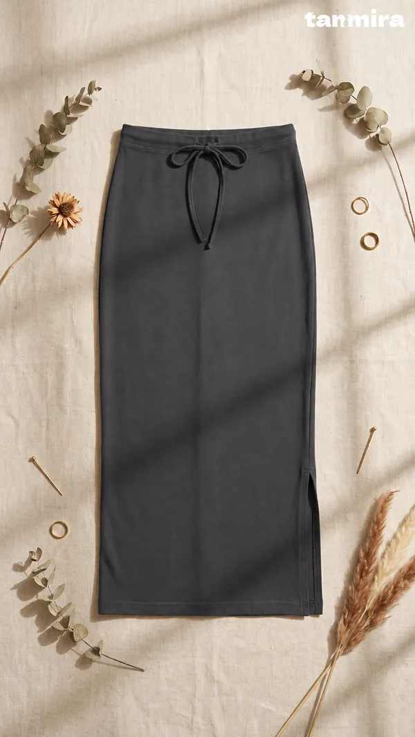 Premium_Royal_Lycra_Grey_Saree_Shapewear,_Straight_Cut,_Stretchable,_Breathable