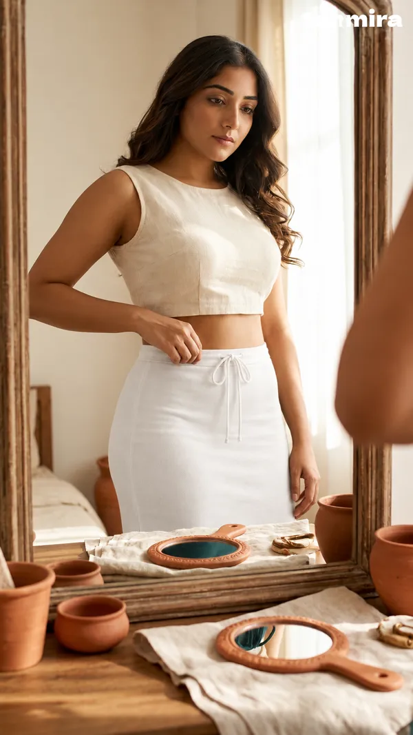 Premium_Royal_Lycra_White_Saree_Shapewear,_Straight_Cut,_Stretchable,_Breathable