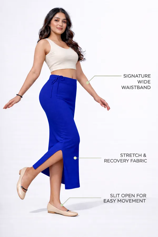 Buy_1_Get_1_Premium_Chikoo_And_Navy_Blue_Cotton_Blend_Saree_Petticoat_For_Women_Stretchable_Fishcut_Shapewear_Underskirt