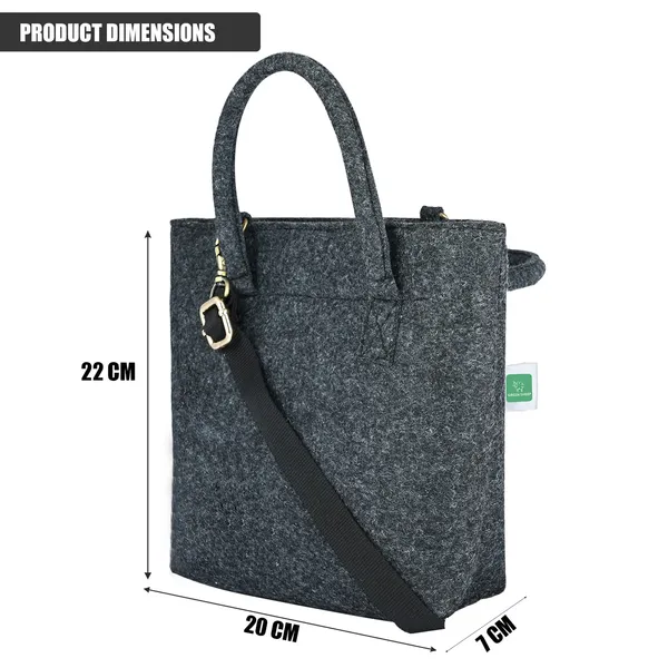 HYK_MART_Hand_Bag_Multipurposeful_Sling_Purse_Large_Women_Shoulder_Purse_For_Travel_Shopping_School_Work_Totebag_(Black,_400_GSM)