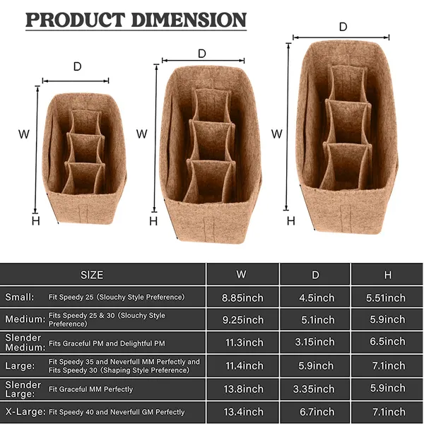 HYK_MART_Women_Felt_Purse_Organizer_Storage_Bag_for_Ladies_Handbag_Tote_Bag_Glasses_Keys-_(Beige,_Small,_8.85x4.5x5.5_inch)
