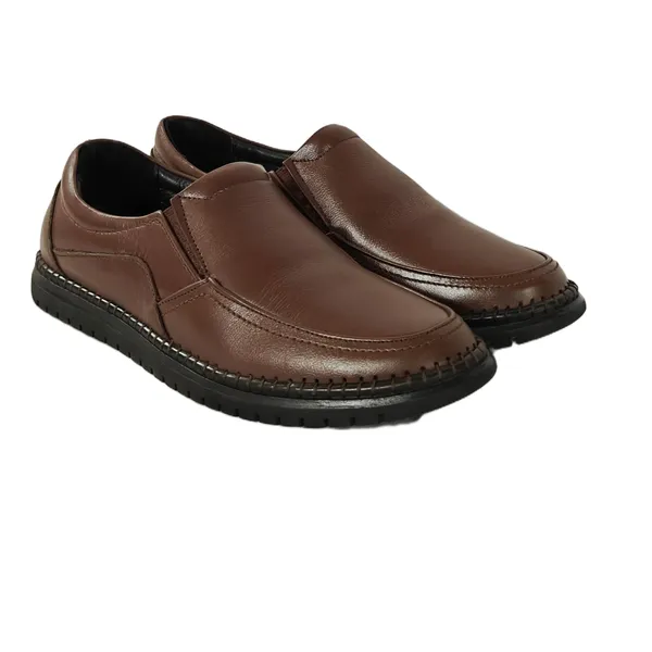 Brown_Premium_Leather_Formal_Slip_On_Soft_Comfort_Trendy_Non_Lace_Design_Durable_Anti_Skid_Sole_Loafers