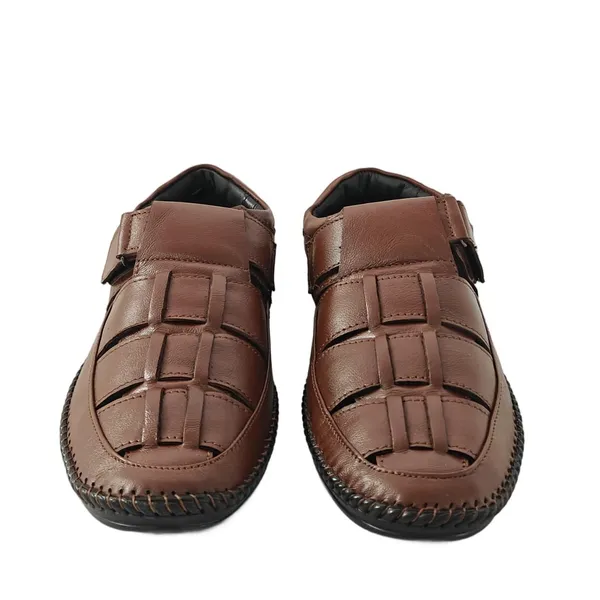 Tan_Premium_Leather_Roman_Style_Comfort_Fashion_Casual_Outdoor_Walking_Footwear_Sandals