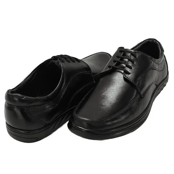 Black_Genuine_Leather_Formal_Slip_On_Stylish_Non_Lace_Design_With_Soft_Cushioned_Insole_Durable_Anti_Skid_Formal_Shoes