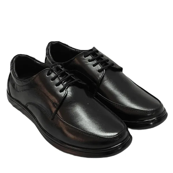 Black_Genuine_Leather_Formal_Slip_On_Stylish_Non_Lace_Design_With_Soft_Cushioned_Insole_Durable_Anti_Skid_Formal_Shoes