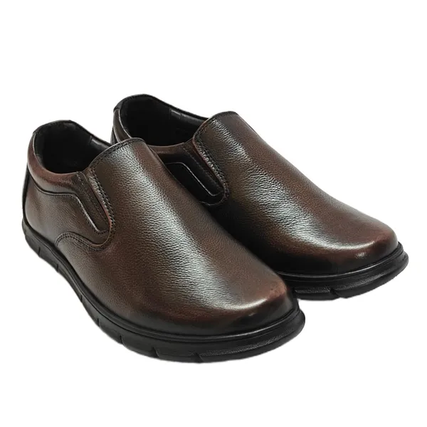 Brown_Genuine_Leather_Slip_On_Lightweight_Comfortable_Round_Toe_With_Soft_Cushioned_Insole_Trendy_Non_Lace_Design_Non_Slip_Sole_Casual_Shoes