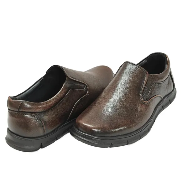 Brown_Genuine_Leather_Slip_On_Lightweight_Comfortable_Round_Toe_With_Soft_Cushioned_Insole_Trendy_Non_Lace_Design_Non_Slip_Sole_Casual_Shoes
