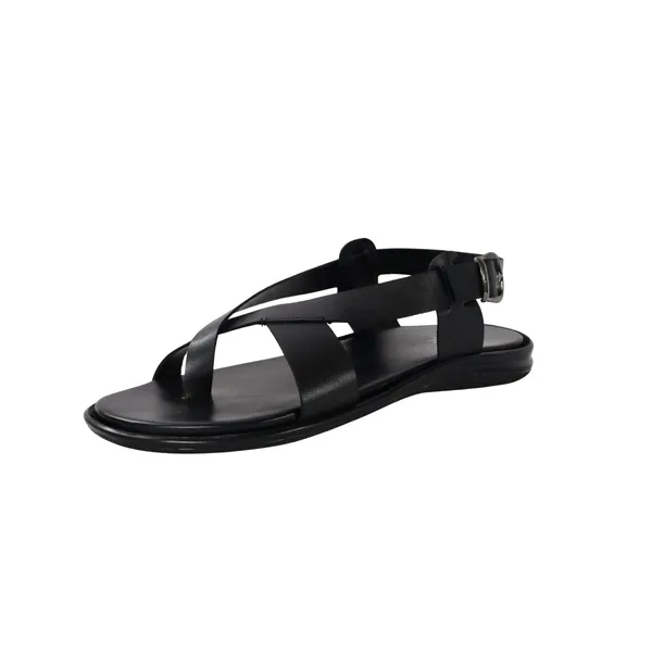 Black_Genuine_Leather_Comfortable_Casual_Outdoor_Open_Footwear_With_Cushioned_Footbed_Durable_Non_Slip_Sole_Sandals