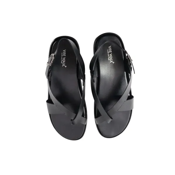 Black_Genuine_Leather_Comfortable_Casual_Outdoor_Open_Footwear_With_Cushioned_Footbed_Durable_Non_Slip_Sole_Sandals