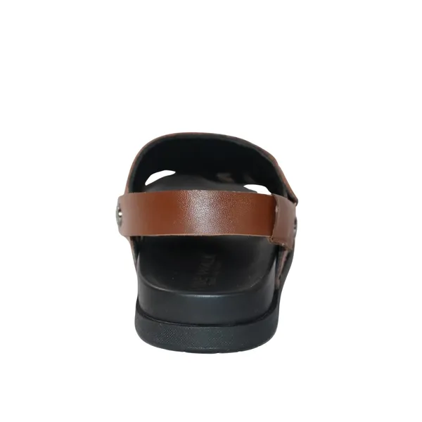 Tan_Faux_Leather_Stylish_Comfortable_Casual_Outdoor_Open_Footwear_With_Cushioned_Footbed_Lightweight_Non_Slip_Sole_Sandals