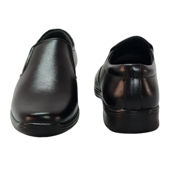 Black_Faux_Leather_Thong_Comfortable_Open_Slippers_With_Cushioned_Footbed_Lightweight_Casual_Chappal_Shoes