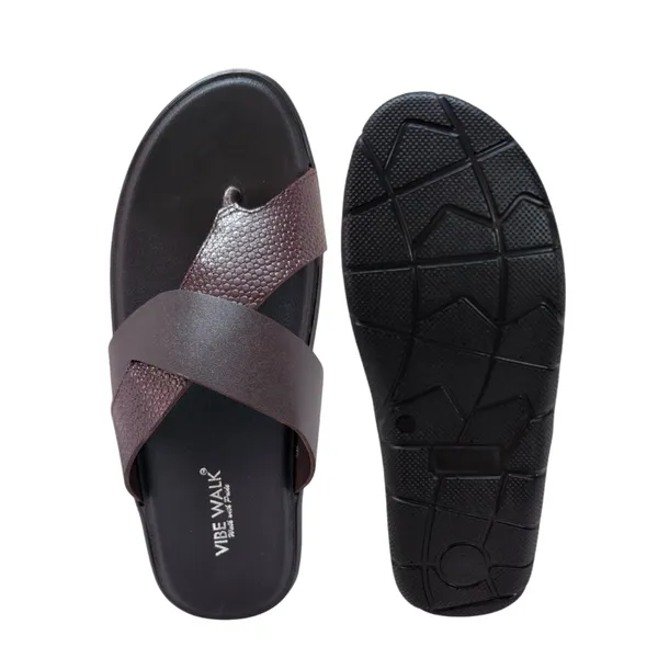 Brown_Faux_Leather_Casual_Fashion_Comfortable_Open_Footwear_With_Cushioned_Footbed_Lightweight_Non_Slip_Sole_Sandals