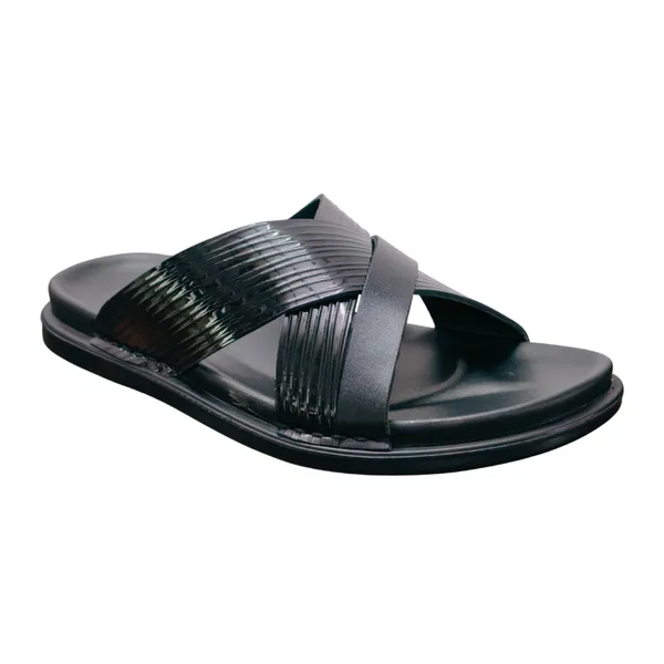 Men_Cross_Strap_Casual_Sandals_|_Lightweight,_Durable_&_Flexible_Open_Footwear_with_Cushioned_Footbed_|_Comfortable_Daily_Wear_&_Outdoor_Sandals_for_Men