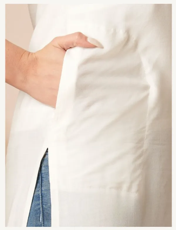 White_Cotton_Rayon_Premium_Snowdrop_Kurti_For_Women