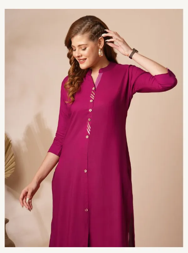 Magenta_Cotton_Rayon_Premium_Snow_Bell_Kurti_For_Women