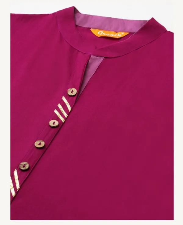 Magenta_Cotton_Rayon_Premium_Snow_Bell_Kurti_For_Women