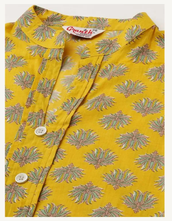Yellow_Cotton_Blend_Premium_Hazel_Kurti_Set_For_Women